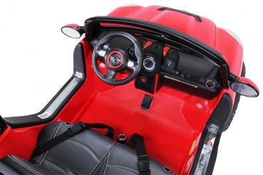 Kinder Elektroauto BMW Mini Beachcomber XXL Lizenziert 2 Personen Rot - Elektro Auto Elektroauto Kinderauto
